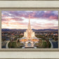 Oquirrh Mountain Aerial Sunset