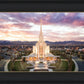 Oquirrh Mountain Aerial Sunset