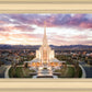 Oquirrh Mountain Aerial Sunset