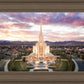 Oquirrh Mountain Aerial Sunset