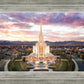 Oquirrh Mountain Aerial Sunset