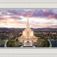 Oquirrh Mountain Aerial Sunset