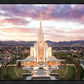 Oquirrh Mountain Aerial Sunset