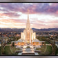 Oquirrh Mountain Aerial Sunset