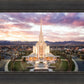Oquirrh Mountain Aerial Sunset
