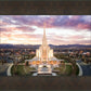 Oquirrh Mountain Aerial Sunset