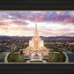 Oquirrh Mountain Aerial Sunset