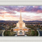Oquirrh Mountain Aerial Sunset