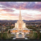 Oquirrh Mountain Aerial Sunset