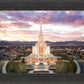 Oquirrh Mountain Aerial Sunset