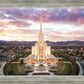 Oquirrh Mountain Aerial Sunset