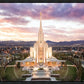Oquirrh Mountain Aerial Sunset