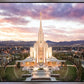 Oquirrh Mountain Aerial Sunset