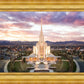Oquirrh Mountain Aerial Sunset