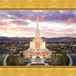 Oquirrh Mountain Aerial Sunset