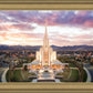 Oquirrh Mountain Aerial Sunset