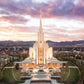 Oquirrh Mountain Aerial Sunset