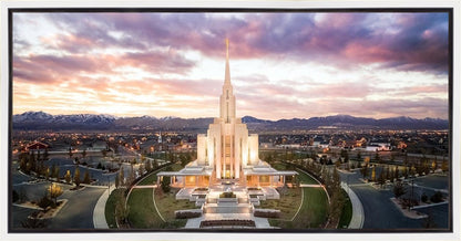 Oquirrh Mountain Aerial Sunset