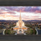 Oquirrh Mountain Aerial Sunset