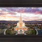 Oquirrh Mountain Aerial Sunset