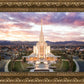 Oquirrh Mountain Aerial Sunset