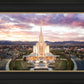 Oquirrh Mountain Aerial Sunset