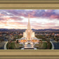 Oquirrh Mountain Aerial Sunset