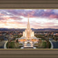 Oquirrh Mountain Aerial Sunset