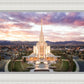 Oquirrh Mountain Aerial Sunset