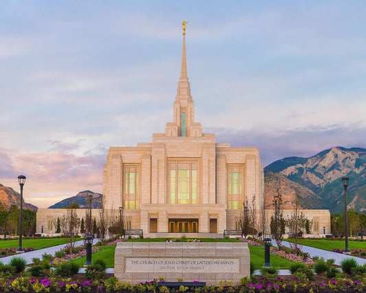 Ogden Temple 08 Gallery Wrap