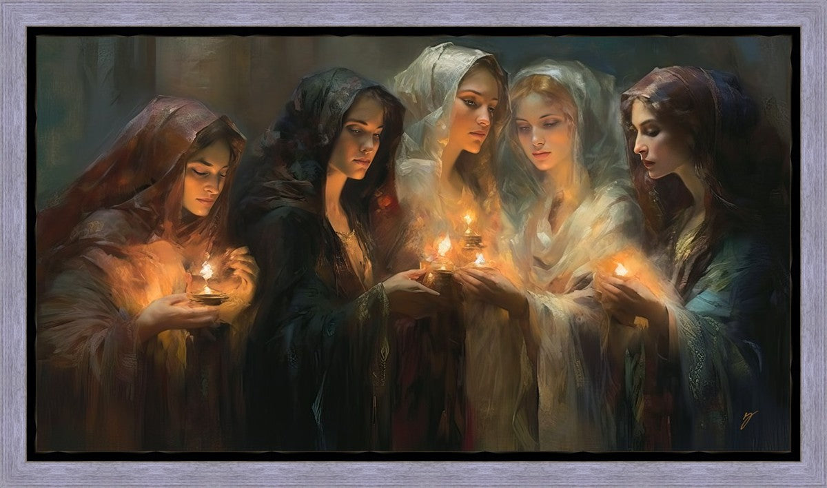 The Five Wise Virgins Gallery Wrap