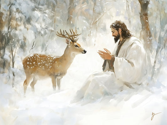 Winter Friend Large Wall Art Gallery Wrap