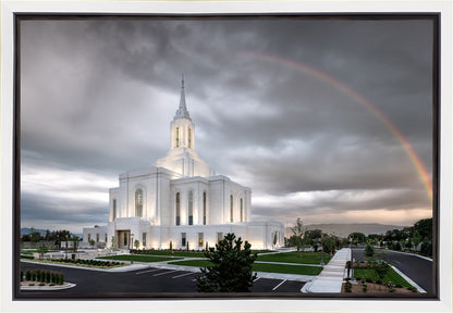 Orem Rainbow Sunrise Large Wall Art