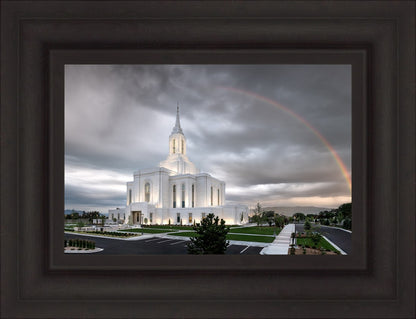 Orem Rainbow Sunrise Large Wall Art