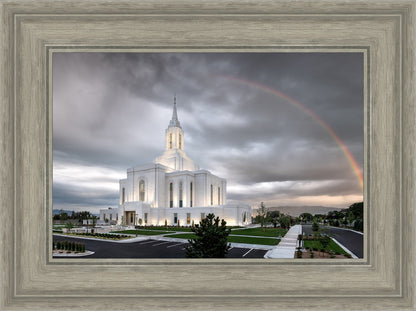 Orem Rainbow Sunrise Large Wall Art