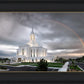 Orem Rainbow Sunrise Large Wall Art