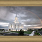 Orem Rainbow Sunrise Large Wall Art