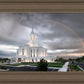 Orem Rainbow Sunrise Large Wall Art