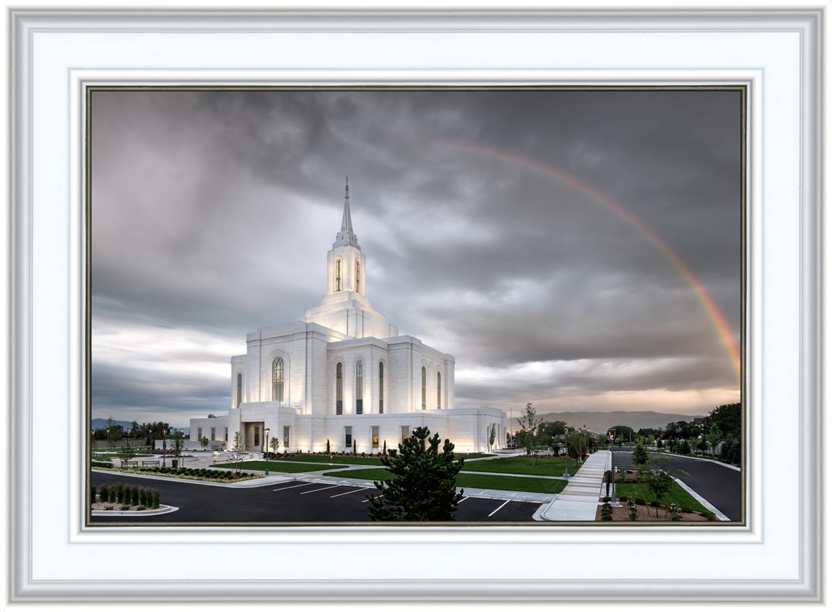 Orem Rainbow Sunrise Large Wall Art