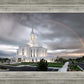 Orem Rainbow Sunrise Large Wall Art