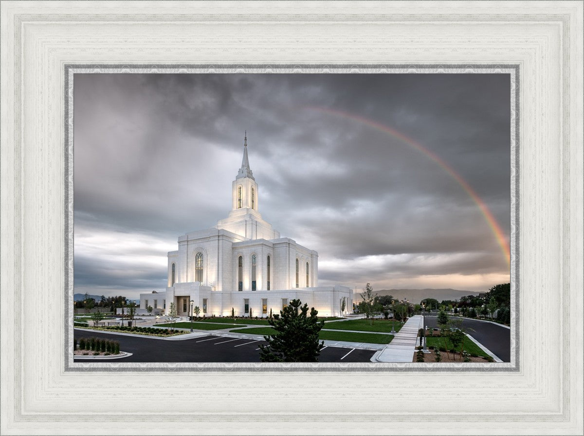Orem Rainbow Sunrise Large Wall Art