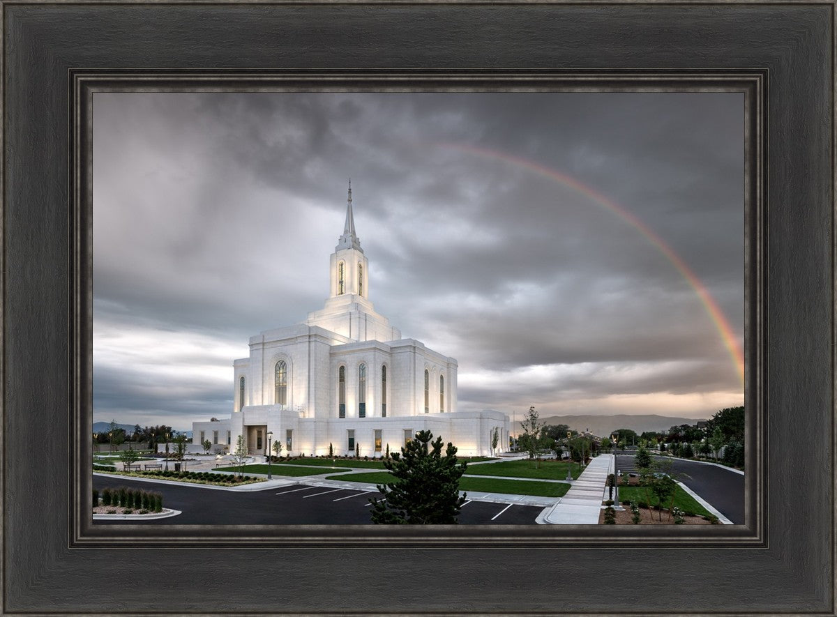 Orem Rainbow Sunrise Large Wall Art