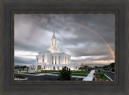 Orem Rainbow Sunrise Large Wall Art