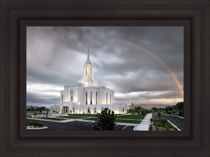 Orem Rainbow Sunrise Large Wall Art