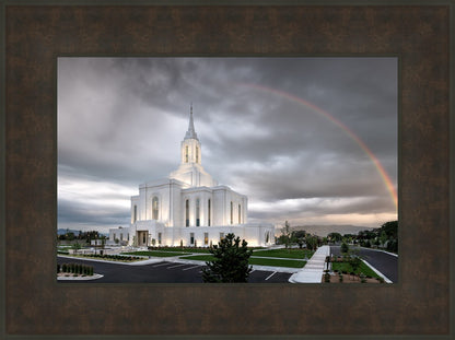 Orem Rainbow Sunrise Large Wall Art