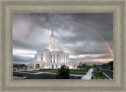 Orem Rainbow Sunrise Large Wall Art
