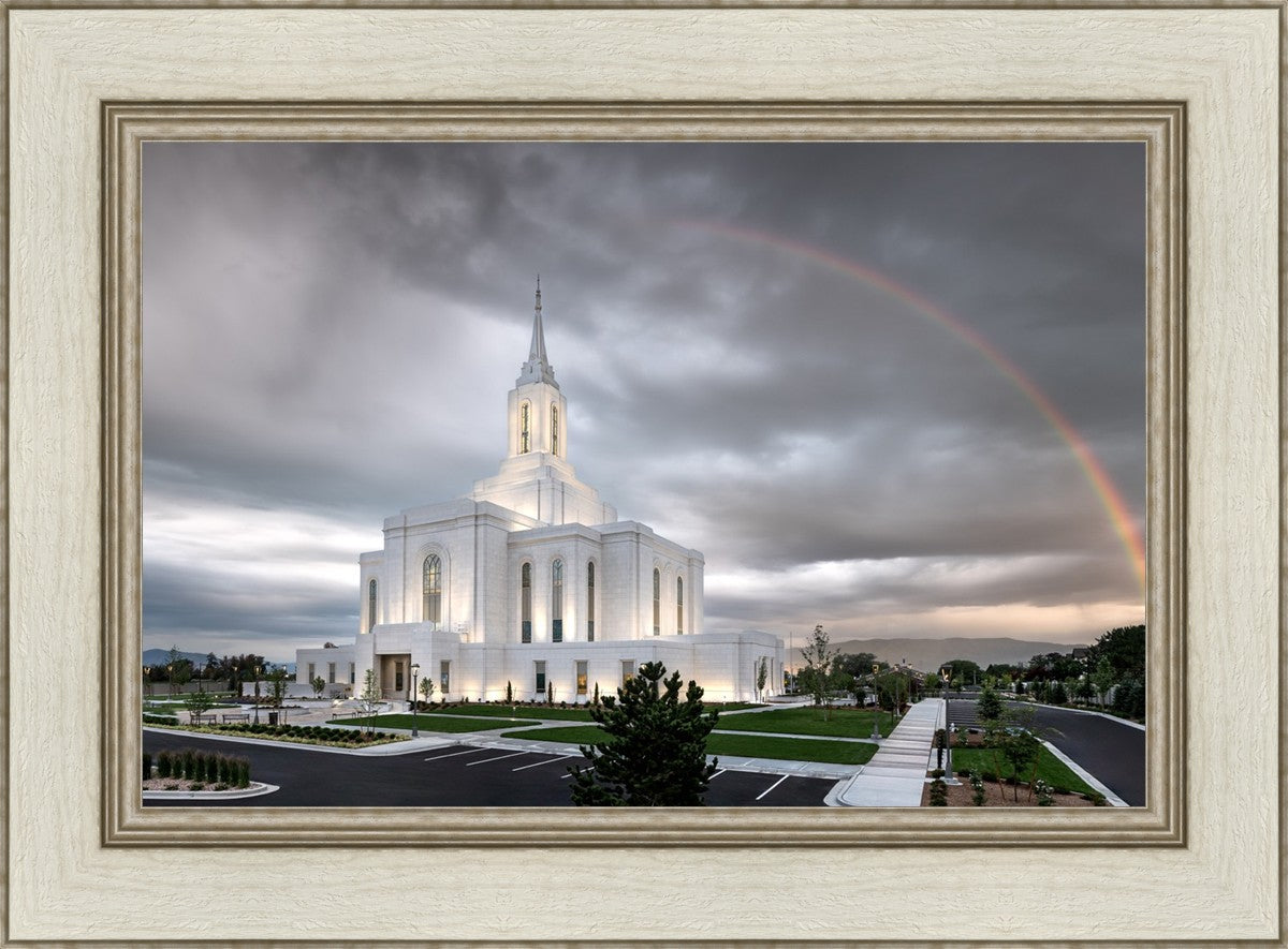 Orem Rainbow Sunrise Large Wall Art