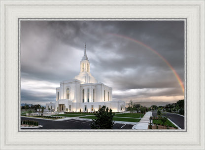 Orem Rainbow Sunrise Large Wall Art