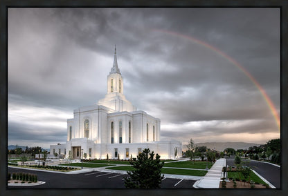 Orem Rainbow Sunrise Large Wall Art