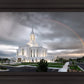 Orem Rainbow Sunrise Large Wall Art